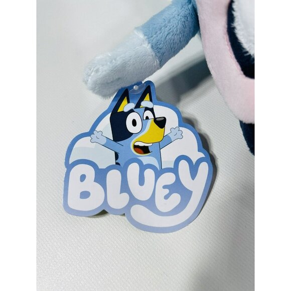 Bluey & Bingo Bunny Plush With Glasses 10" 2 Pack - Picture 7 of 12